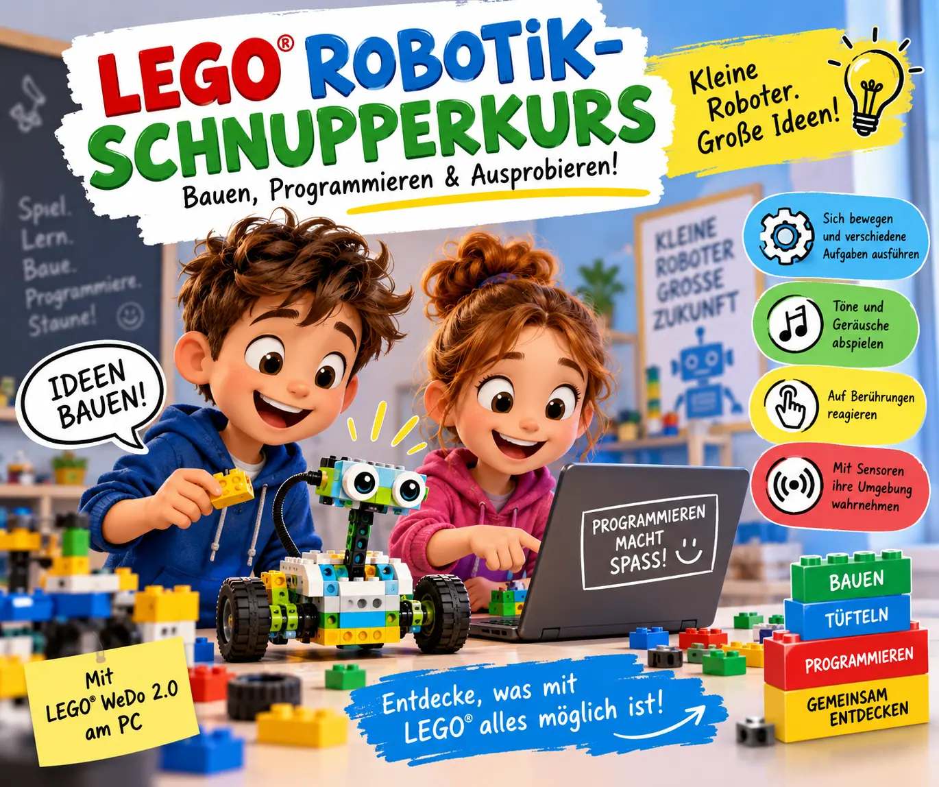 LEGO® Robotik-Schnupperkurs für Kinder ab 6 Jahren